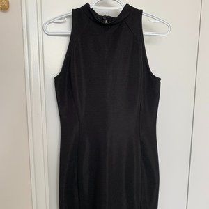 H&M black bodycon dress US 8
